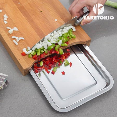 Tocator lemn bambus cu tavita operativa [1]