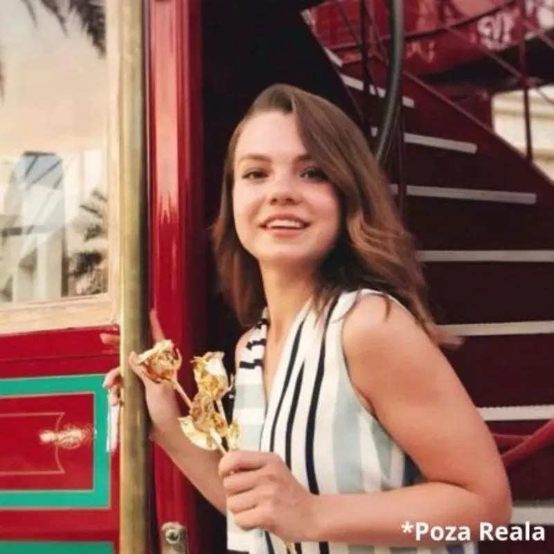 Trandafir placat cu aur de 24K [17]