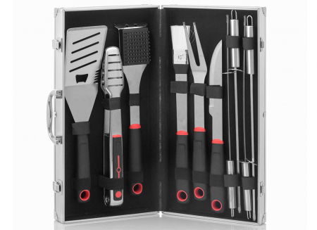 Set ustensile gratar cu servieta premium [4]