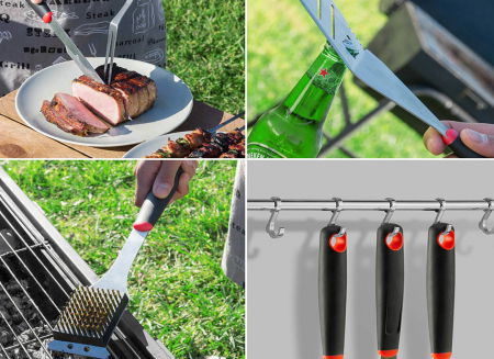 Set ustensile gratar cu servieta premium [3]