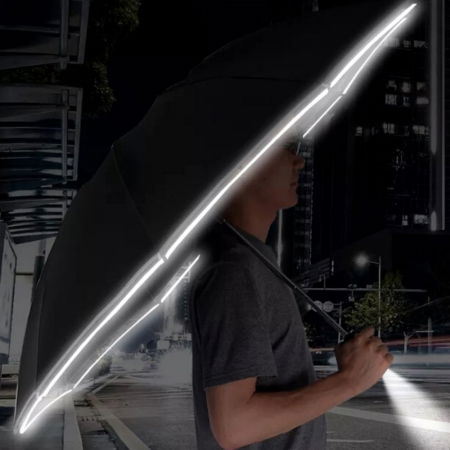 Umbrela cu lanterna si banda reflectorizanta [1]