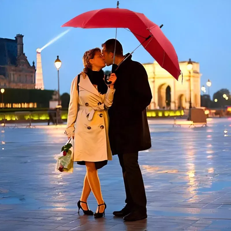 Cadouri Ziua Indragostitilor - Umbrela Indragostitilor, Inima rosie