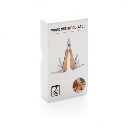Unealta multifunctionala de buzunar 13 in 1, Wood [6]