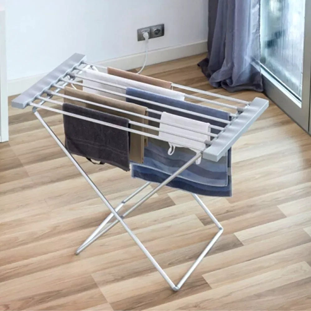 Cadouri de Casa Noua - Uscator de rufe electric si pliant, cu 8 bare