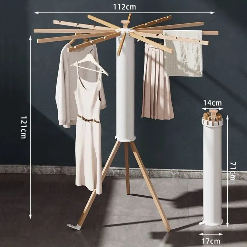 Uscator de rufe pliabil Wood [9]