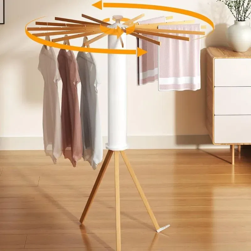 Uscator de rufe pliabil Wood [1]