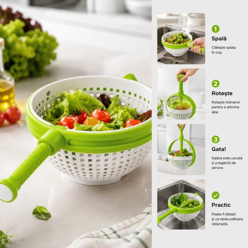 Uscator de salata Spin & Fresh [11]