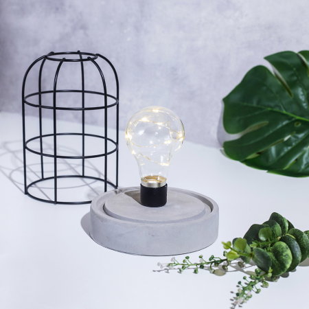 Veioza lumina beton, Minimalism [1]