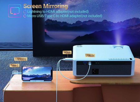 Videoproiector Vankyo Performance 6000 lumeni, cu geanta de transport, HDMI, LED, 1080p Native [1]