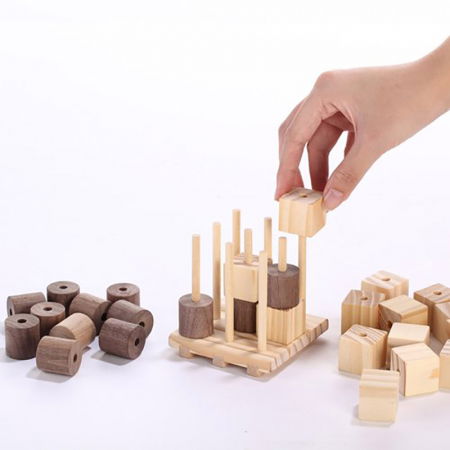 X si 0, Joc 3D din lemn [2]