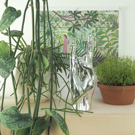 Cadouri de Casa Noua - You Rock, suport si obiect decorativ, Silver