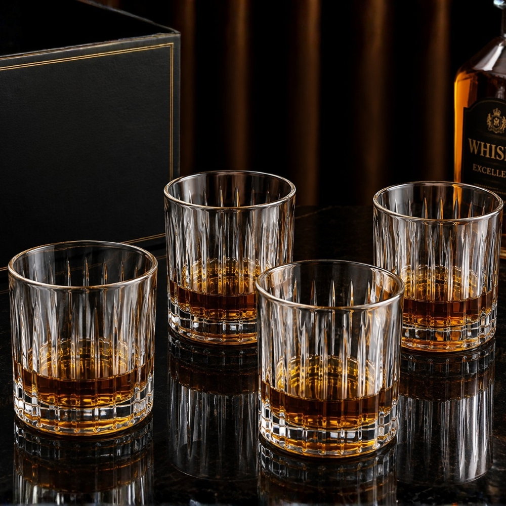 Set 4 Pahare whiskey Aurora Supreme