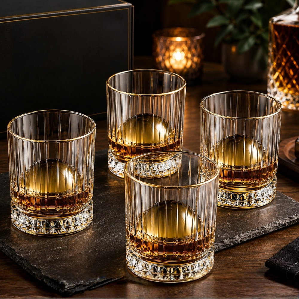 Set 4 Pahare whiskey Small Luxurious