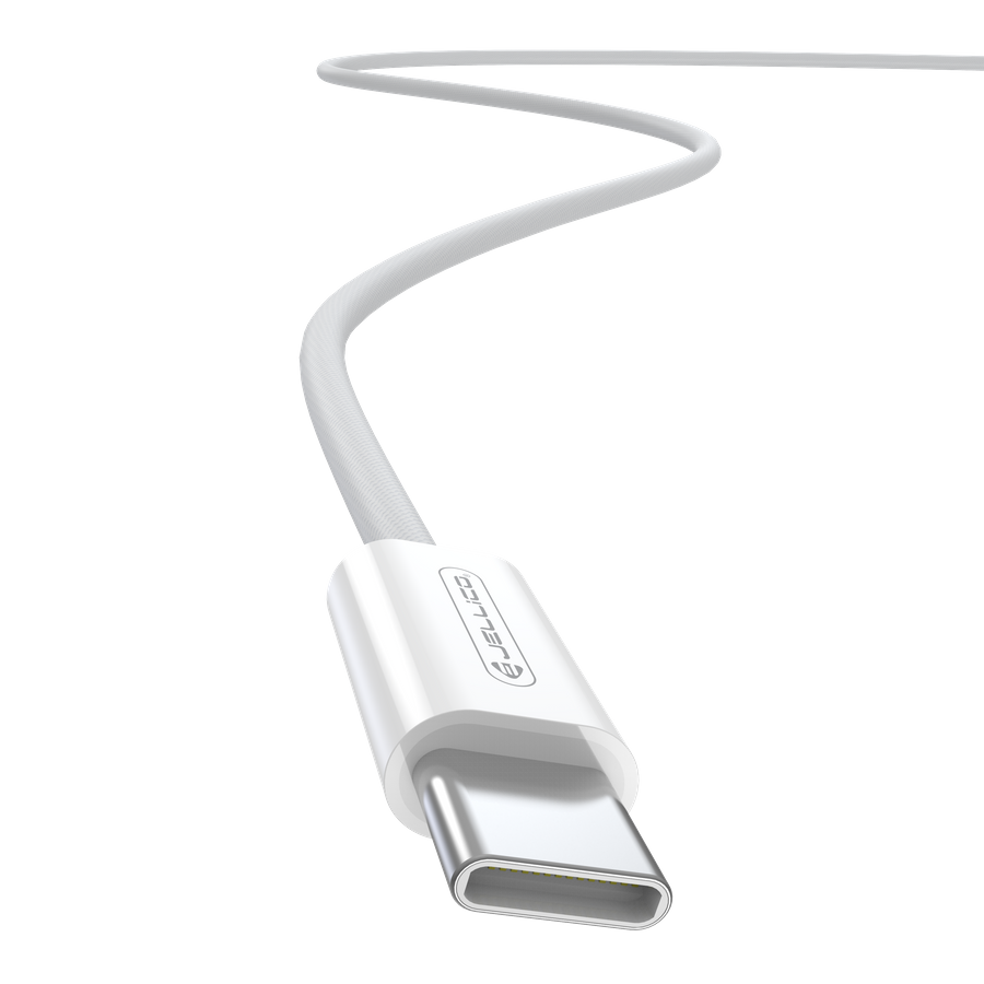 Cablu date Type C la Type C , USB-C la USB-C, 60 W,  1m (alb)  Jellico [5]