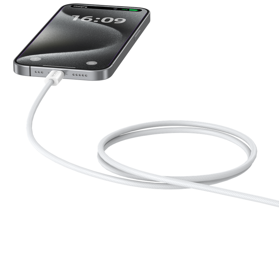 Cablu date Type C la Type C , USB-C la USB-C, 60 W,  1m (alb)  Jellico [3]