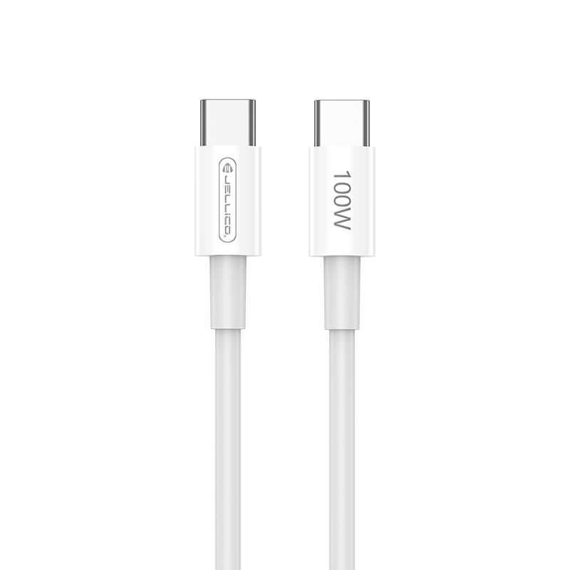 Cablu date Type C la Type C , USB-C - USB-C PD 100W 1M White [4]