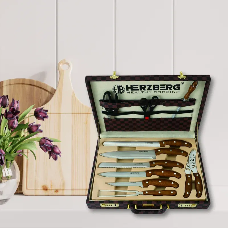 Set cutite din otel inoxidabil forjat, 25 piese [2]