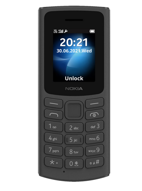 Telefon Nokia 105 4G, Display 2.4", IP54, Black / Telefon cu butoane / Telefon seniori / Telefon batrani [3]