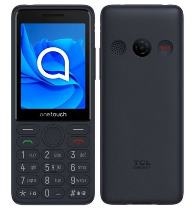 Telefon mobil, TCL, onetouch 4042s 4G, cu buton SOS, andocare, Gri inchis / Telefon Seniori / Telefon batrani / Telefon taste [2]