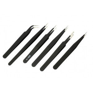 Aparatura Service - Set penseta pentru telefoane mobile, 6 bucati