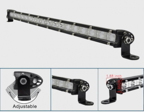 Led Bar Offroad - Bara Led, Ledbar, Proiector Led Offroad 6480Lm, Lungime 66cm, 72w, , 12-24V , 24Led Cree, Slim