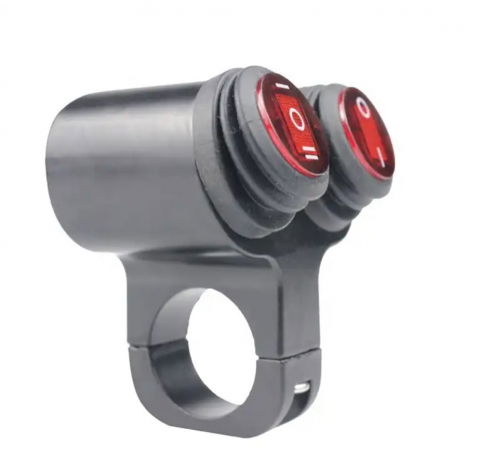 Accesorii atv - Buton atv dublu prindere ghidon, on off Polaris, Can Am, Canam cfmoto, prindere pe ghidon, buton atv prindere pe ghidon,