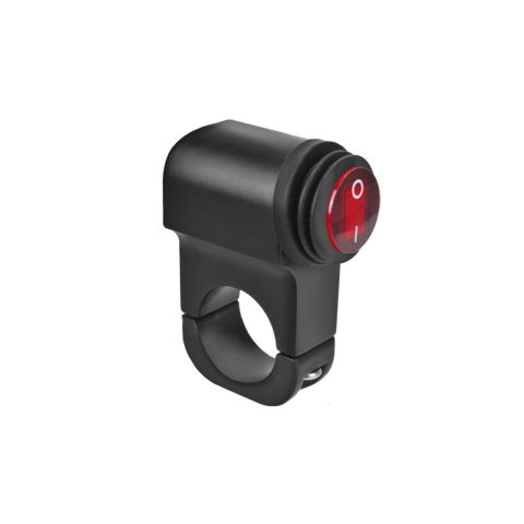 Accesorii atv - Buton din aluminiu On/Off pe ghidon – switch accesorii ATV/Moto