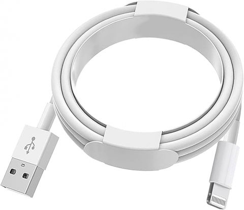 Accesorii - Cablu date iPhone 1m Alb Lighting Cable
