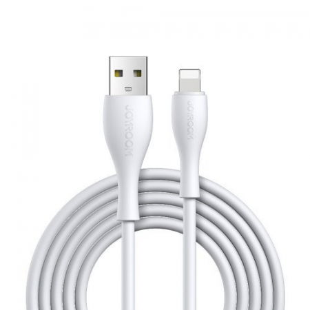 Accesorii - Cablu date iPhone 1m Lighting Cable  Joyroom S-1030M8 White cu LED