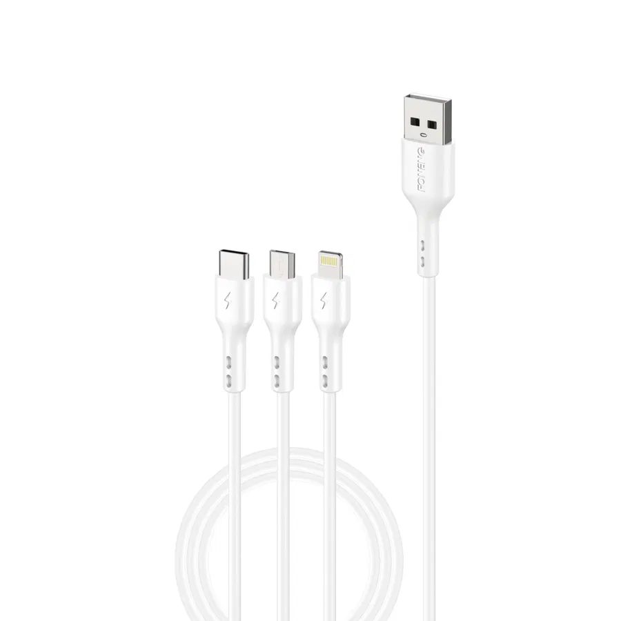 Cablu date Type C la Type C - Cablu date 3 in 1  USB la Type C, Lighting, Micro usb , Foneng