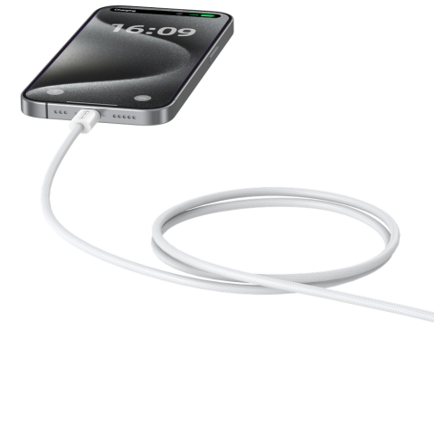 Cablu date Type C la Type C , USB-C la USB-C, 60 W,  1m (alb)  Jellico [2]