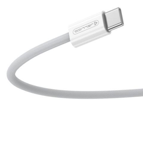 Cablu date Type C la Type C , USB-C la USB-C, 60 W,  1m (alb)  Jellico [3]