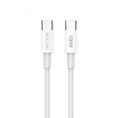 Cablu date Type C la Type C , USB-C - USB-C PD 100W 1M White [3]