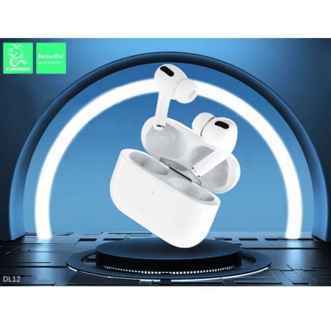 Casca Bluethoot TWS BT 5.0 White Denmen [3]