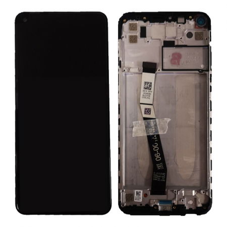 Display-uri si Touchscreen-uri - Display cu Rama Xiaomi Redmi Note 9 Black / Redmi 10x 4g/  M2003J15SG (Yes); M2003J15SS (No)