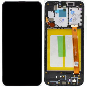Display-uri si Touchscreen-uri - Ecran Display Samsung Galaxy A20E A202 cu rama, LCD