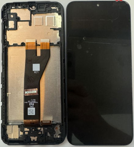 Display-uri si Touchscreen-uri - Display compatibil pentru Samsung Galaxy A14 5G A146P, 6.6'' FHD+, cu ramă neagră