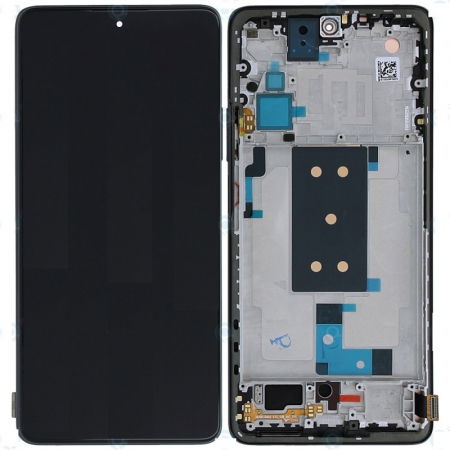 Display-uri si Touchscreen-uri - Display Xiaomi 11T Pro cu rama Black Original 2107113SG, 2107113SI