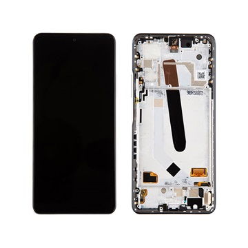 Display-uri si Touchscreen-uri - Display Xiaomi Poco F3 cu Rama White Original Service Pack