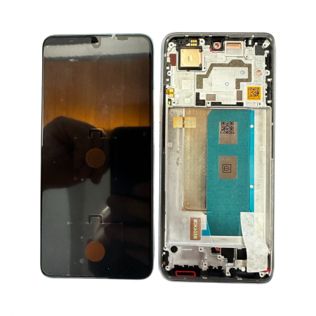 Display-uri si Touchscreen-uri - Display Xiaomi Poco F5 Pro cu Rama White Original Service Pack  Display 23013PC75G