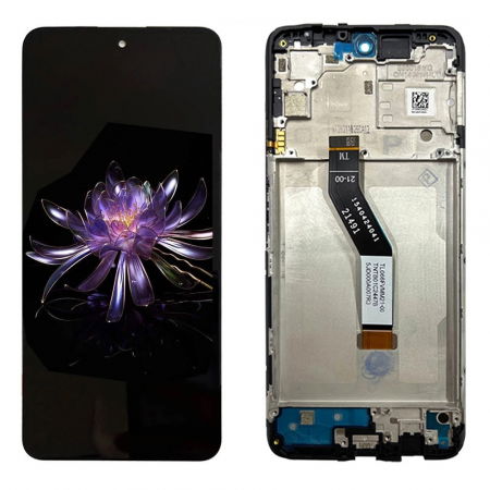 Display-uri si Touchscreen-uri - Display Xiaomi Poco M4 PRO 5G cu Rama Black Original Service Pack