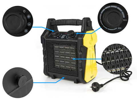 Incalzitoare - Incalzitor, aeroterma, Incalzitor electric ceramic 2KW,calorifer electric , Incalzitor