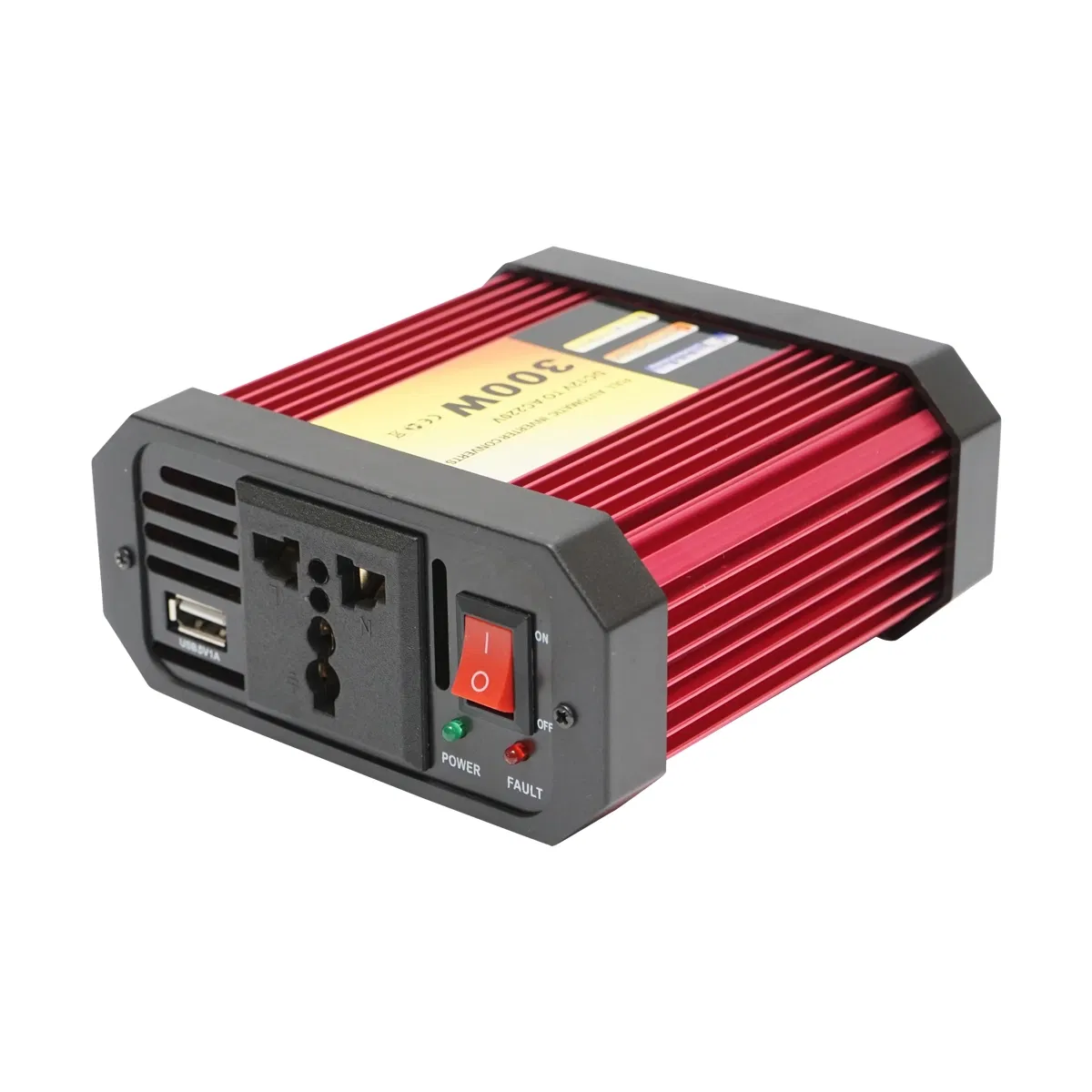 Accesorii - Invertor tensiune 12V-220V 300W cu USB Breckner Germany, invertor auto 220v
