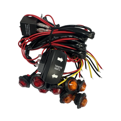 Accesorii Side by Side - Kit semnalizare universal, atv , ssv, cana am, polaris, segway, cf moto, Sistem semnalizare, buton