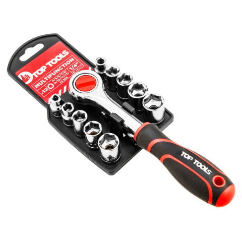 Truse Seturi - Set Chei,Set clichet cu 10 tubulare 1/4"