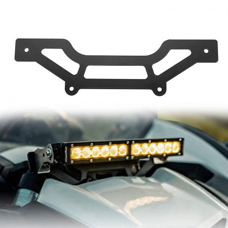 Accesorii Side by Side - Suport proiector LED bar compatibil MAVERICK X3, Prindere in fata la telescoape Can Am Maverick X3, Canam can-am