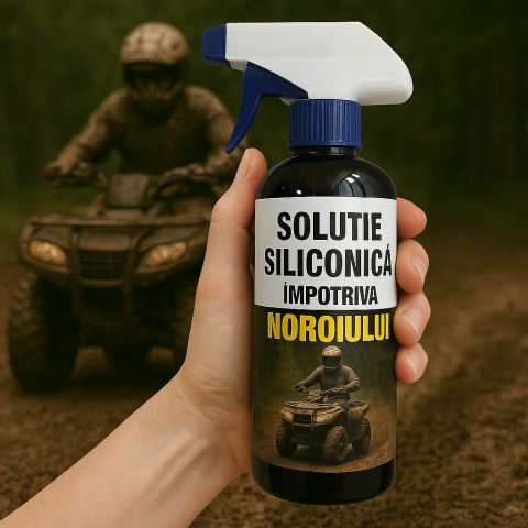 Accesorii atv - Solutie anti noroi pentru Atv SSV / Solutie ATV noroi Solutie improspatare plastic, 400ml / Solutie Offroad silicon / Solutie