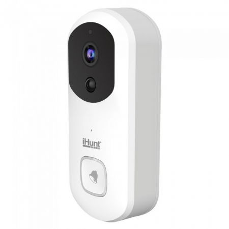 Camera supraveghere - Sonerie inteligenta cu camera video iHunt Smart Doorbell WIFI Alb