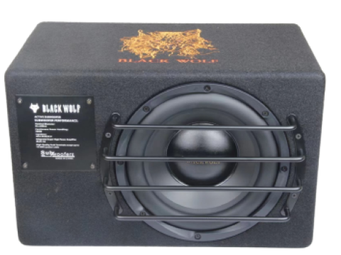 Accesorii - Subwoofer auto activ, amplificator incorporat, Difuzor bass 10"