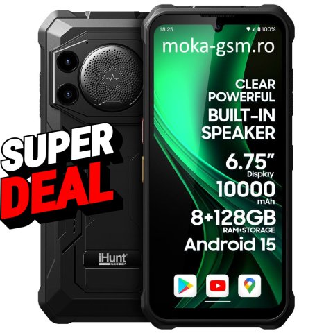 Telefoane Mobile - Telefon iHunt Titan Music P11001 Ultra cu ecran 6,75 inch și baterie 10000mAh